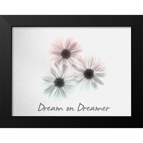 Dream on Dreamer Margarithe Black Modern Wood Framed Art Print by Koetsier, Albert