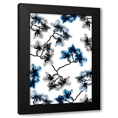 Peeking Foliage 5 Black Modern Wood Framed Art Print with Double Matting by Koetsier, Albert