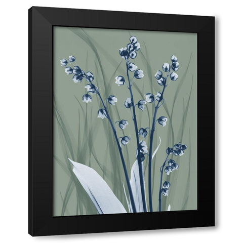 Radiant Blue Sage 2 Black Modern Wood Framed Art Print by Koetsier, Albert