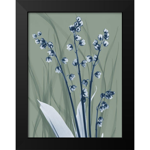 Radiant Blue Sage 2 Black Modern Wood Framed Art Print by Koetsier, Albert