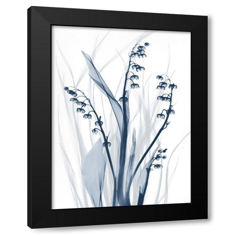 Radiant Blues 2 Black Modern Wood Framed Art Print by Koetsier, Albert