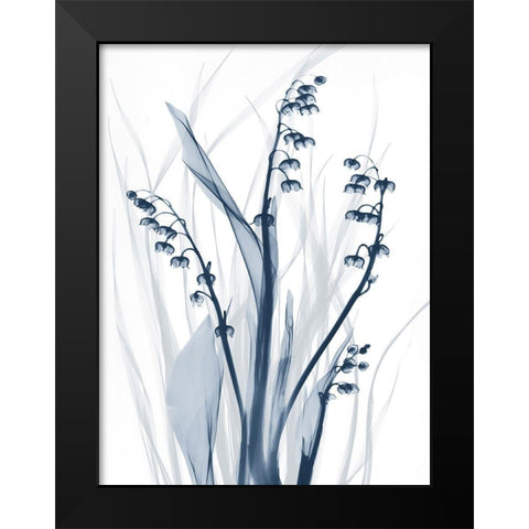 Radiant Blues 2 Black Modern Wood Framed Art Print by Koetsier, Albert