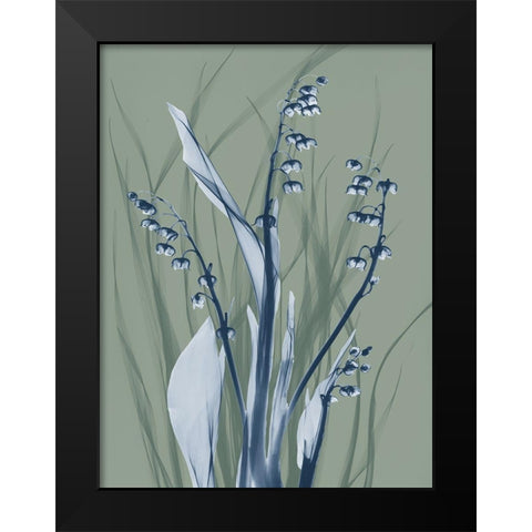 Radiant Blue Sage 2 Black Modern Wood Framed Art Print by Koetsier, Albert