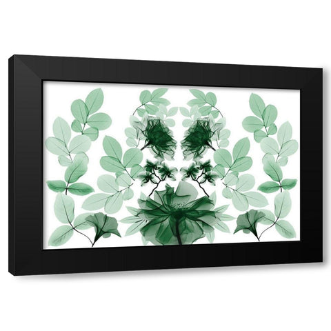 Emerald Growth 1 Black Modern Wood Framed Art Print with Double Matting by Koetsier, Albert