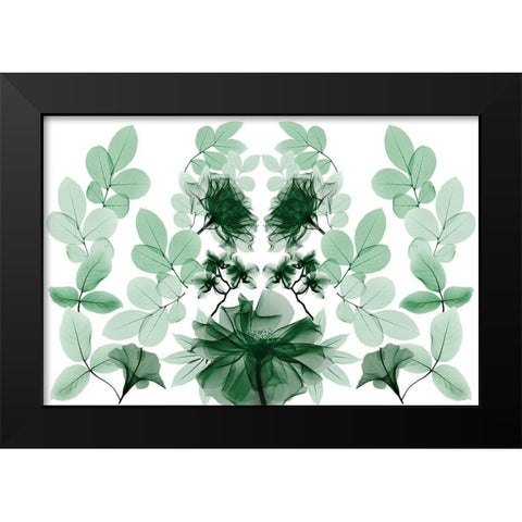 Emerald Growth 1 Black Modern Wood Framed Art Print by Koetsier, Albert