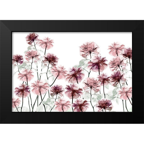 Magnificent Flower Bed 1 Black Modern Wood Framed Art Print by Koetsier, Albert