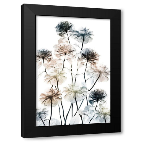 Energetic Flower Bed 2 Black Modern Wood Framed Art Print by Koetsier, Albert