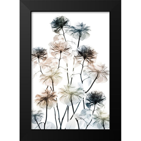 Energetic Flower Bed 2 Black Modern Wood Framed Art Print by Koetsier, Albert