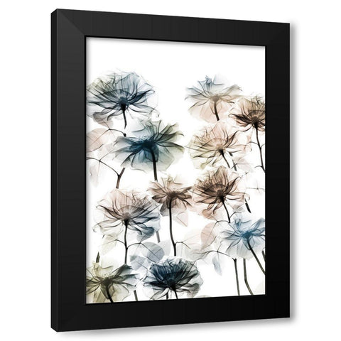 Energetic Flower Bed 3 Black Modern Wood Framed Art Print by Koetsier, Albert