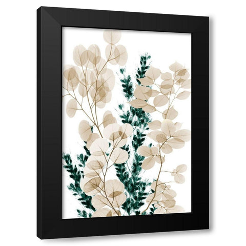 Bronze Bouquet 2 Black Modern Wood Framed Art Print by Koetsier, Albert