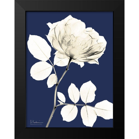 Rose Cool Dynasty 1 Black Modern Wood Framed Art Print by Koetsier, Albert