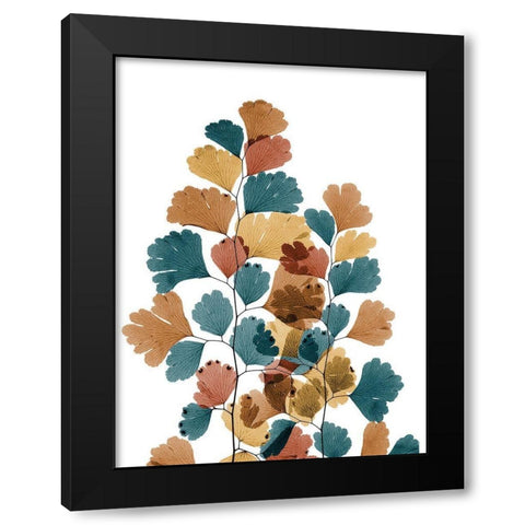 Southern Urban Maidenhair Fern Black Modern Wood Framed Art Print by Koetsier, Albert