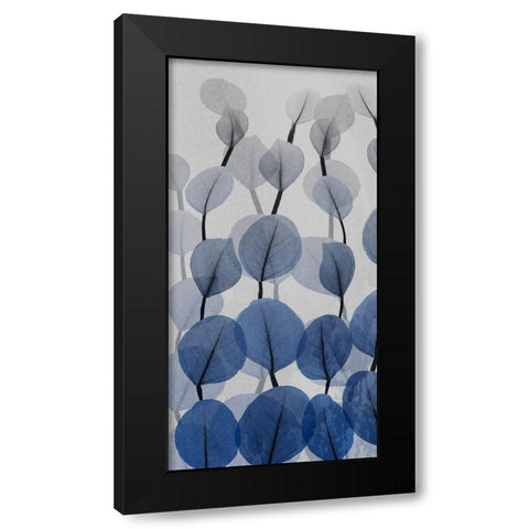 Sapphire Bunch 1 Black Modern Wood Framed Art Print with Double Matting by Koetsier, Albert