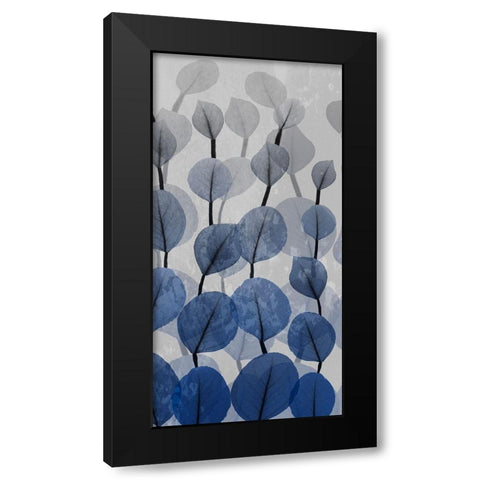 Sapphire Bunch 2 Black Modern Wood Framed Art Print with Double Matting by Koetsier, Albert