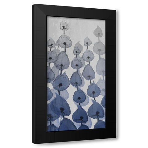 Sapphire Bunch 3 Black Modern Wood Framed Art Print with Double Matting by Koetsier, Albert