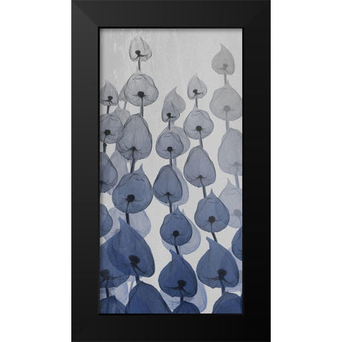 Sapphire Bunch 3 Black Modern Wood Framed Art Print by Koetsier, Albert