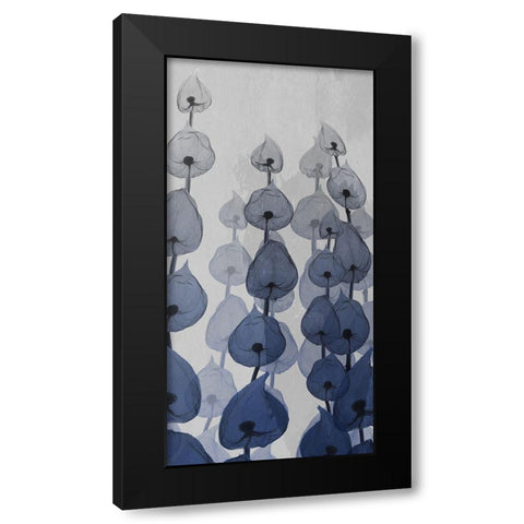 Sapphire Bunch 4 Black Modern Wood Framed Art Print with Double Matting by Koetsier, Albert