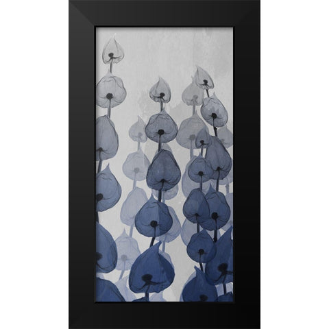 Sapphire Bunch 4 Black Modern Wood Framed Art Print by Koetsier, Albert