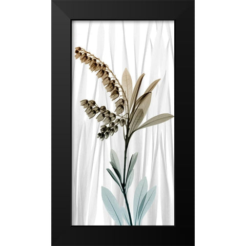 Suave Snowdrops 1 Black Modern Wood Framed Art Print by Koetsier, Albert