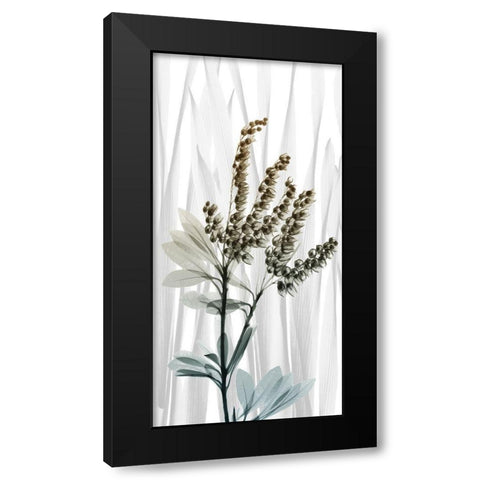 Suave Snowdrops 2 Black Modern Wood Framed Art Print with Double Matting by Koetsier, Albert