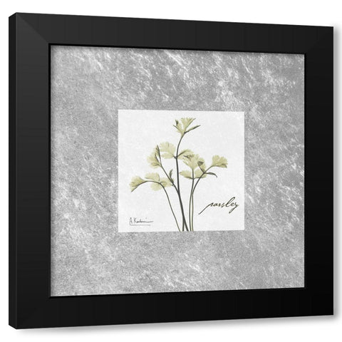 Stunning Parsley Black Modern Wood Framed Art Print by Koetsier, Albert