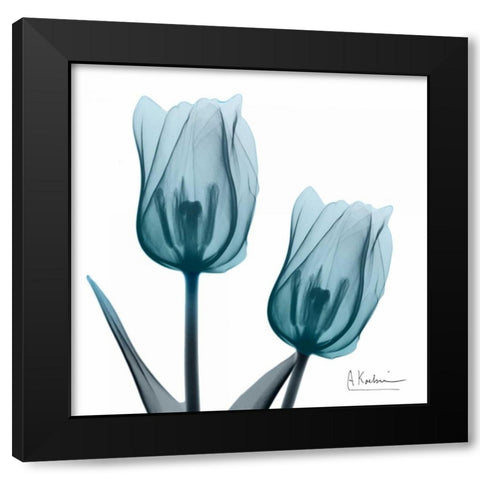 Midnight Sky Duo 2 Black Modern Wood Framed Art Print with Double Matting by Koetsier, Albert