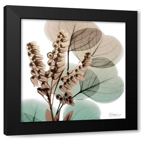 Oasis Eucalyptus 1 Black Modern Wood Framed Art Print by Koetsier, Albert