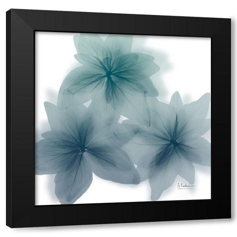 Nebulous Flora 1 Black Modern Wood Framed Art Print with Double Matting by Koetsier, Albert