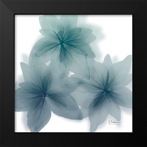 Nebulous Flora 1 Black Modern Wood Framed Art Print by Koetsier, Albert