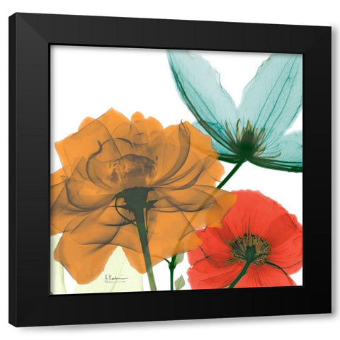 Inspired Bunch 1 Black Modern Wood Framed Art Print with Double Matting by Koetsier, Albert