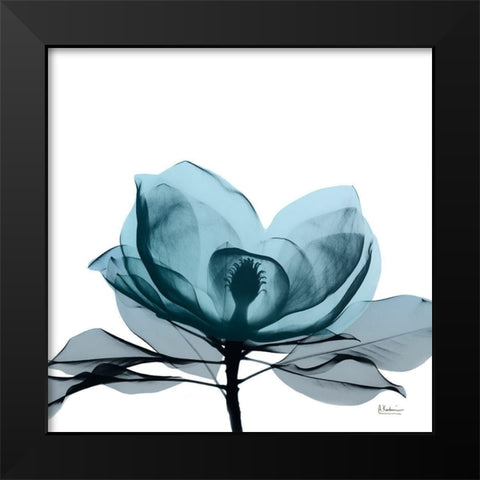 Midnight Magnolia 2 Black Modern Wood Framed Art Print by Koetsier, Albert