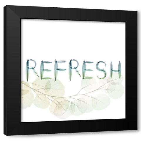 Refresh Black Modern Wood Framed Art Print by Koetsier, Albert