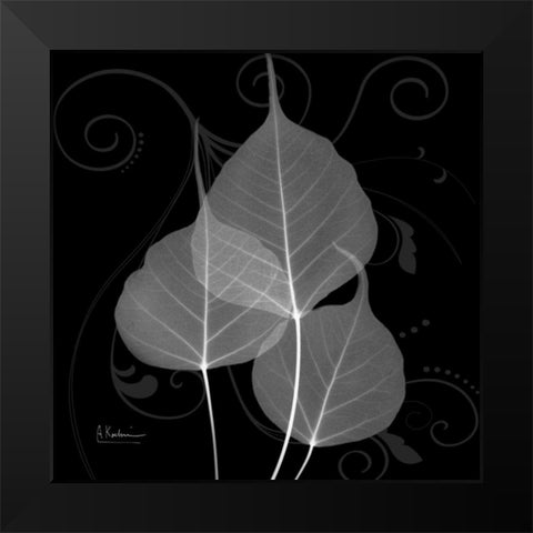 Bo Tree E158 Black Modern Wood Framed Art Print by Koetsier, Albert