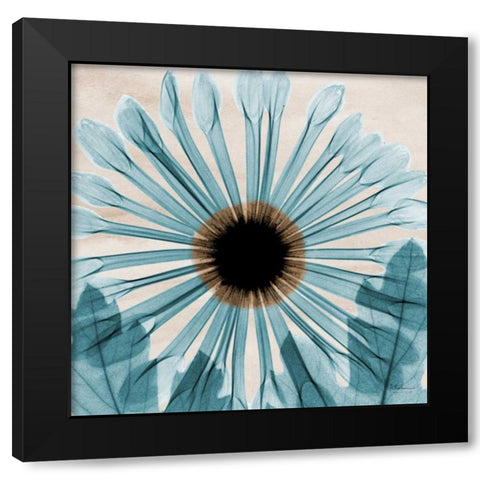 Dream in Blue Black Modern Wood Framed Art Print with Double Matting by Koetsier, Albert