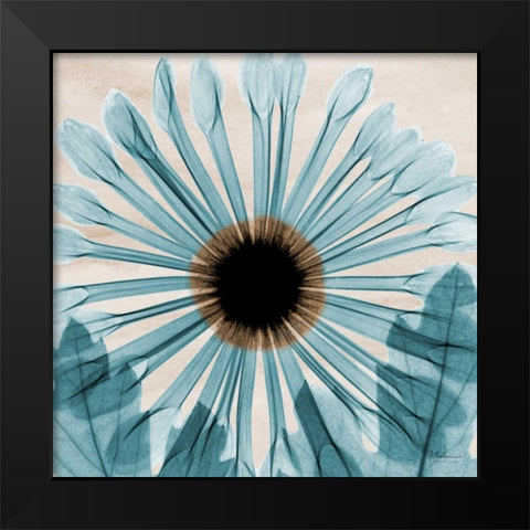 Dream in Blue Black Modern Wood Framed Art Print by Koetsier, Albert