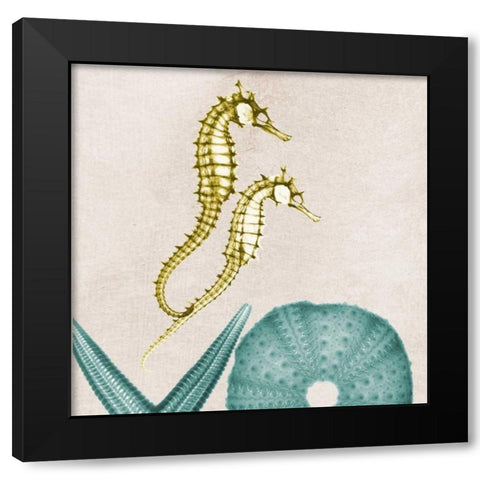 Under The Sea 1 Black Modern Wood Framed Art Print with Double Matting by Koetsier, Albert