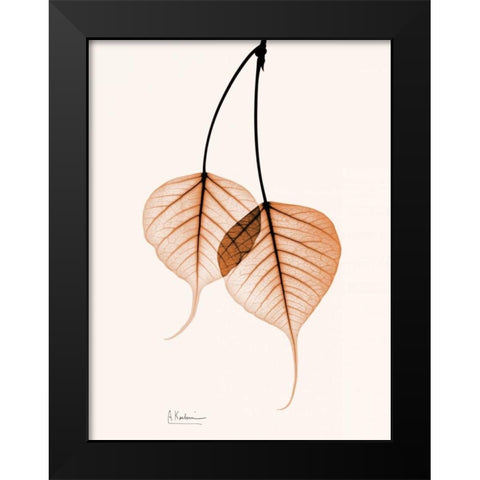 Bodhi Tree orange Black Modern Wood Framed Art Print by Koetsier, Albert