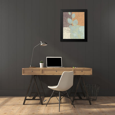 Elegant Branch 2 Black Modern Wood Framed Art Print by Saunders, Alonzo