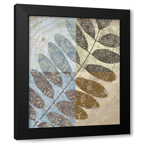 Branch of Life 2 Black Modern Wood Framed Art Print with Double Matting by Saunders, Alonzo
