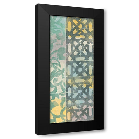 Decorative Life 1 Black Modern Wood Framed Art Print by Saunders, Alonzo