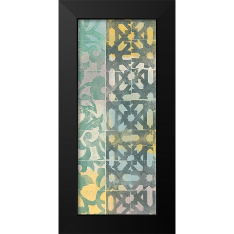 Decorative Life 1 Black Modern Wood Framed Art Print by Saunders, Alonzo