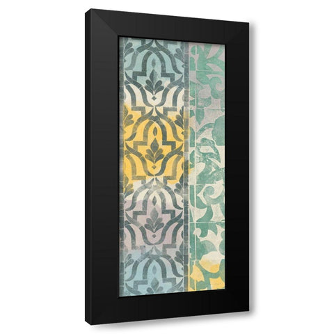 Decorative Life 2 Black Modern Wood Framed Art Print with Double Matting by Saunders, Alonzo