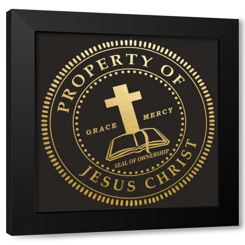 Property 4 Black Modern Wood Framed Art Print by Saunders, Alonzo
