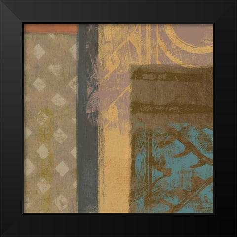 African Tribe 3 Black Modern Wood Framed Art Print by Saunders, Alonzo
