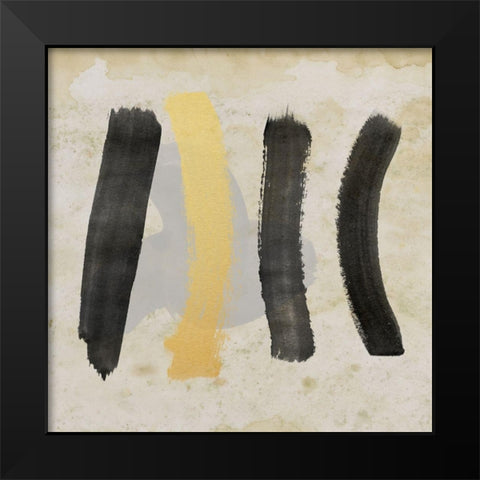 The Golden Path 2 Black Modern Wood Framed Art Print by Saunders, Alonzo