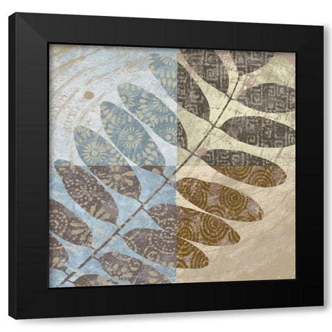 Branch of Life 2 Black Modern Wood Framed Art Print with Double Matting by Saunders, Alonzo