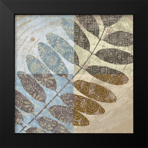 Branch of Life 2 Black Modern Wood Framed Art Print by Saunders, Alonzo