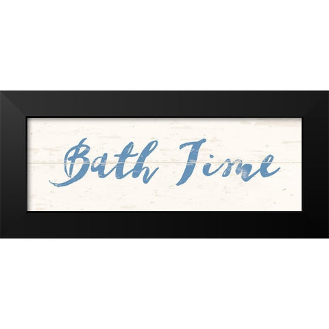 Bath Time Black Modern Wood Framed Art Print by Vidal, Alicia