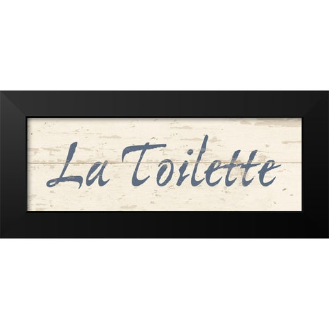 La Toilette Black Modern Wood Framed Art Print by Vidal, Alicia