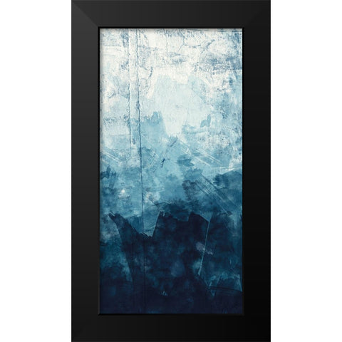 Ocean Flow 1 Black Modern Wood Framed Art Print by Vidal, Alicia